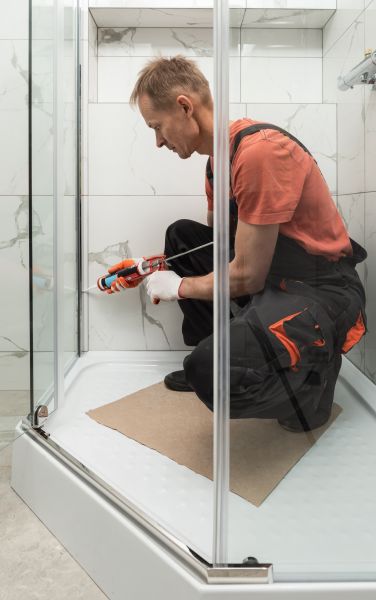 Shower Caulking Repair in Hudson